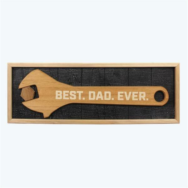 Youngs Wood Framed Wrench Dad Wall Sign 11638